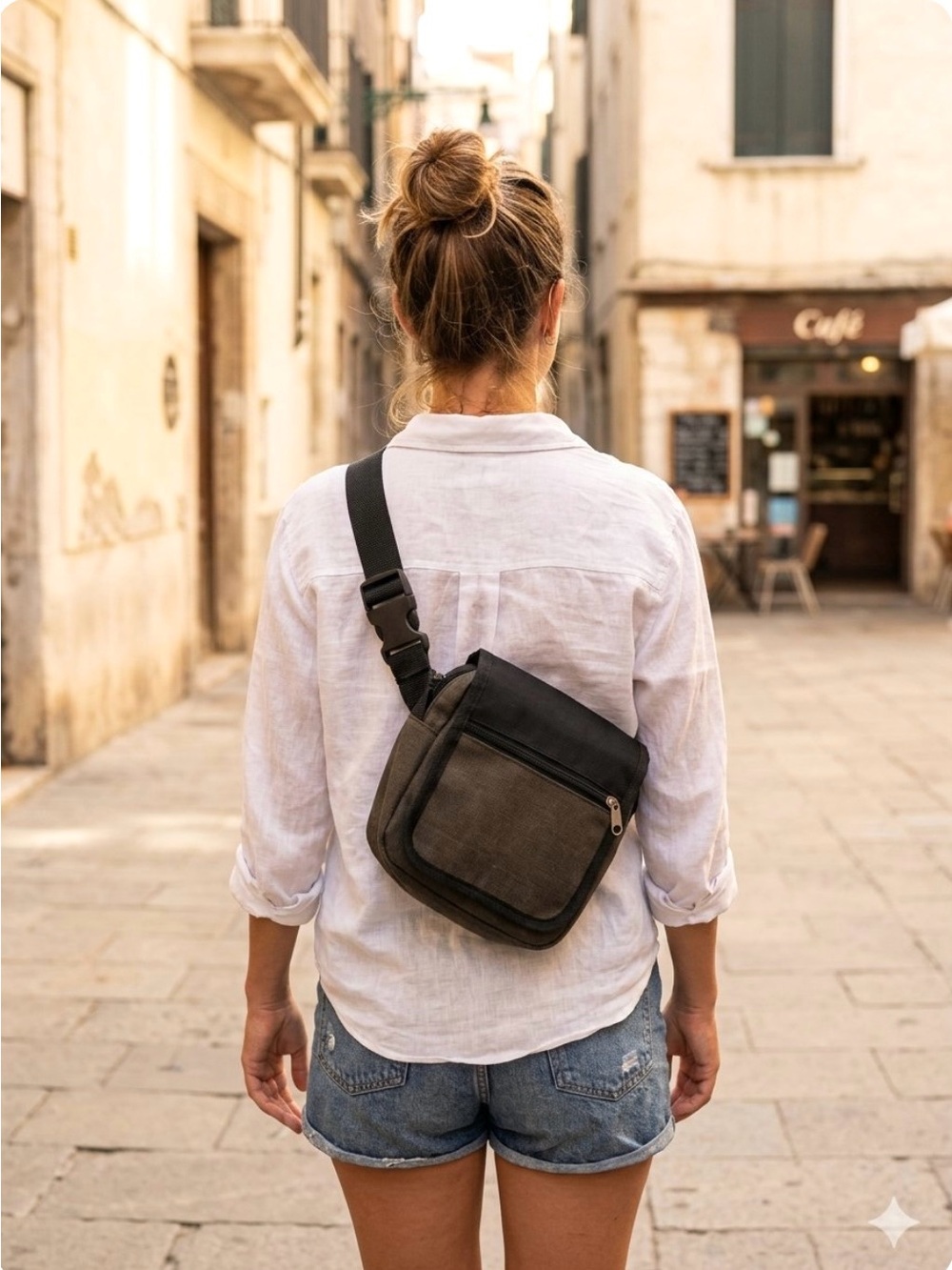 Crossbody Shoulder Bag Lightweight Nylon Travel Purse